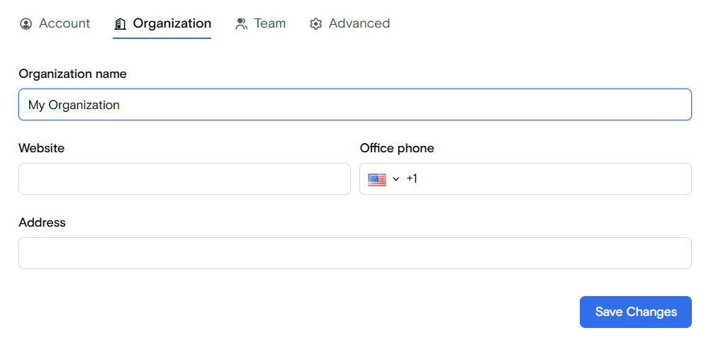 Organization Details